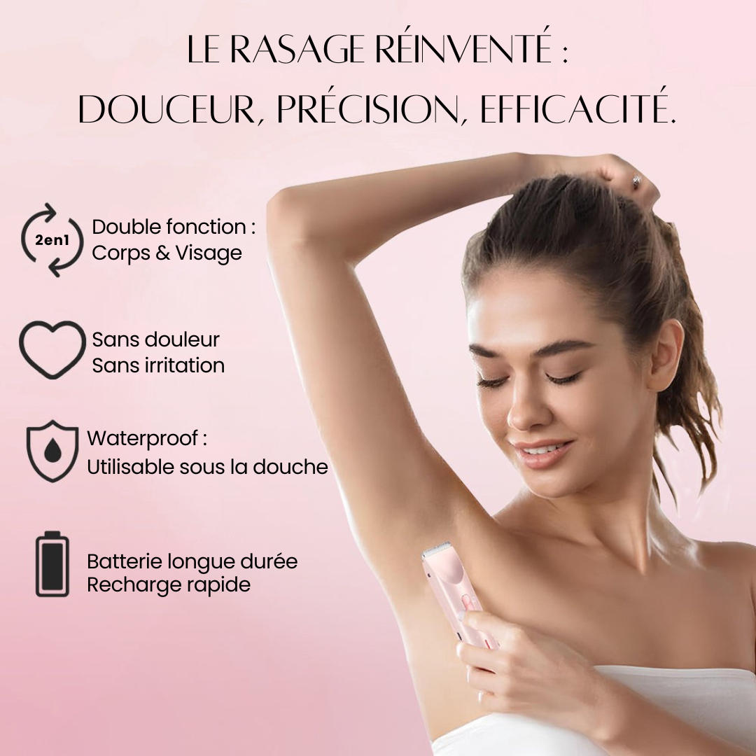 Dual-Head PRO • Rasoir Électrique Intime